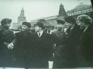 Встреча бывших узников на Красной площади