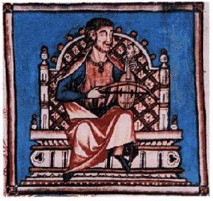 Виела, XIII век. Иллюстрация к кодексу «Cantigas de Santa Maria»