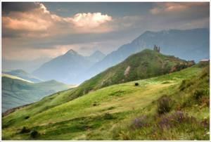 Горы Северной Осетии. 