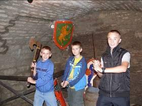 Юные исследователи древней истории России (слева — Никита Диамент)