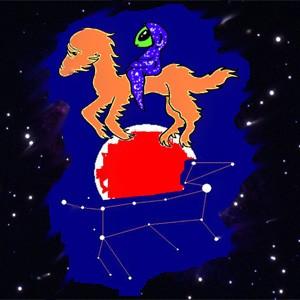 Сириус в созвездии Большого Пса ( рисунок автора)