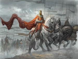 Войска Ричарда Львиное Сердце в третьем крестовом походе.
