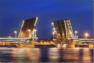 Благовещенский мост Санкт-Петербурга.