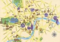 Карта достопримечательностей Лондона