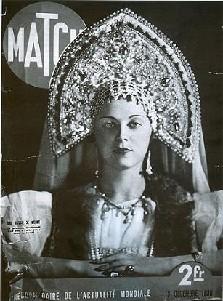 Победительникца конкурса "Мисс Россия". Париж, 1937 г.