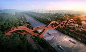 Мост в стиле ленты Мёбиуса — чудо китайской архитектуры